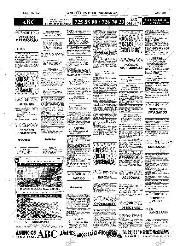 ABC MADRID 30-12-1996 página 103