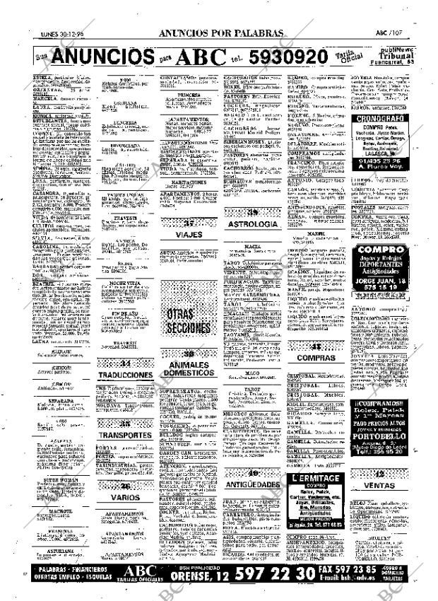 ABC MADRID 30-12-1996 página 107
