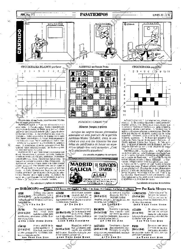 ABC MADRID 30-12-1996 página 112