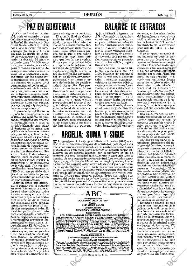 ABC MADRID 30-12-1996 página 15