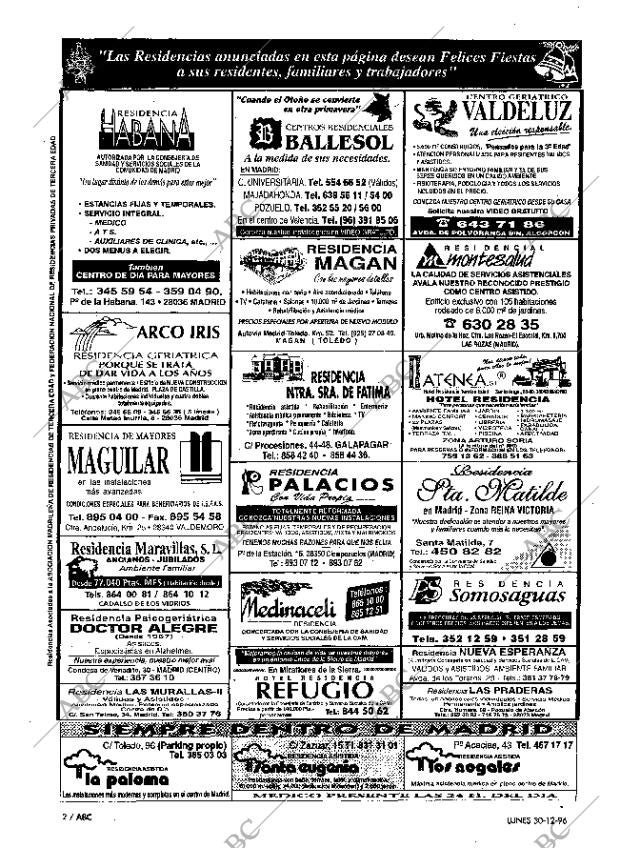 ABC MADRID 30-12-1996 página 2
