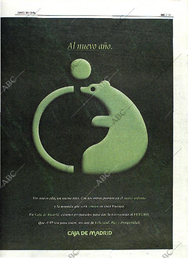 ABC MADRID 30-12-1996 página 31