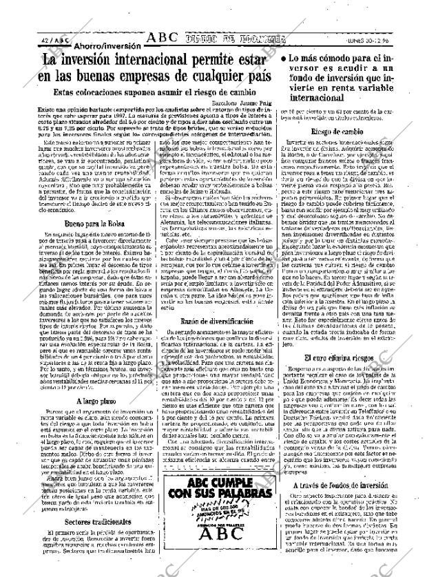 ABC MADRID 30-12-1996 página 42
