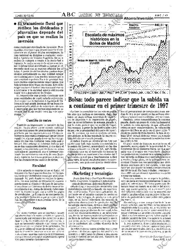 ABC MADRID 30-12-1996 página 43