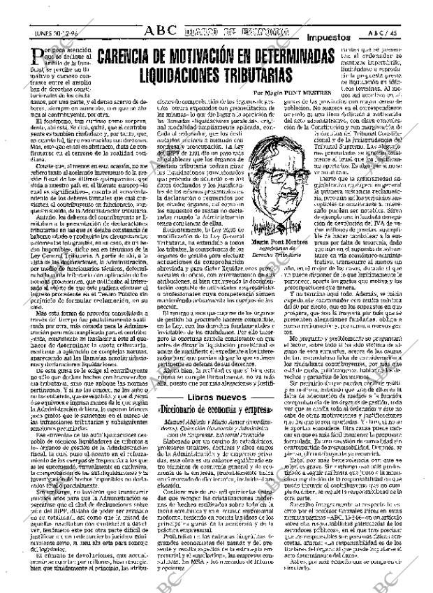 ABC MADRID 30-12-1996 página 45
