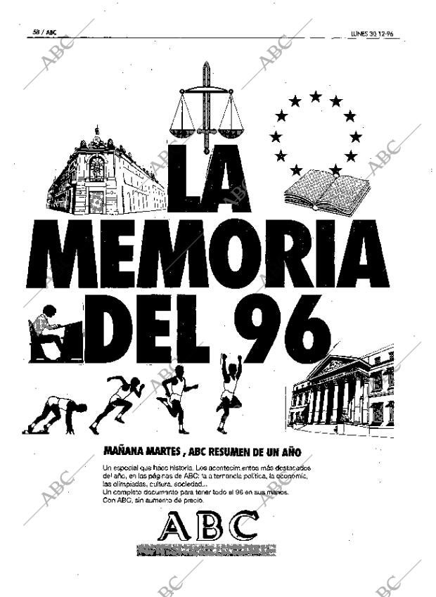ABC MADRID 30-12-1996 página 58