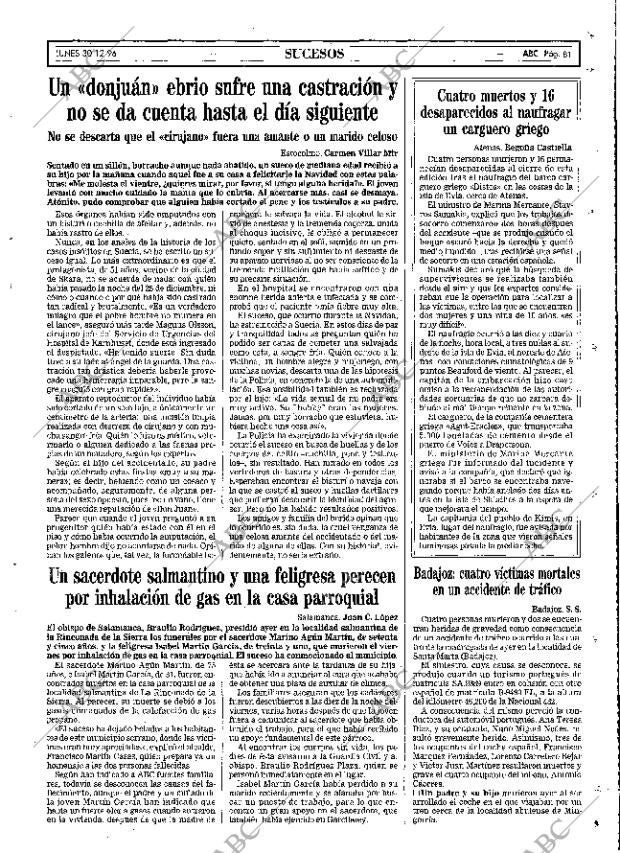ABC MADRID 30-12-1996 página 81