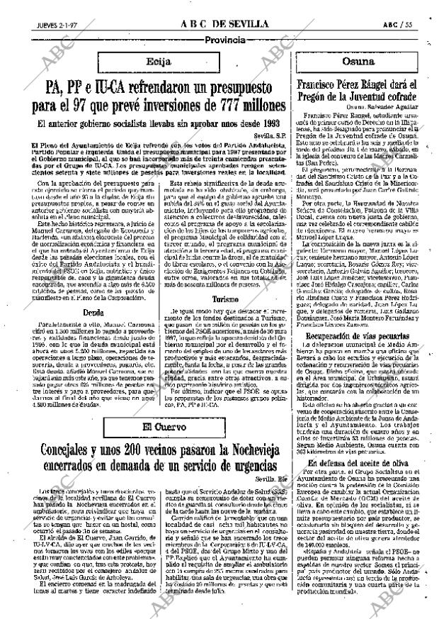 ABC SEVILLA 02-01-1997 página 55
