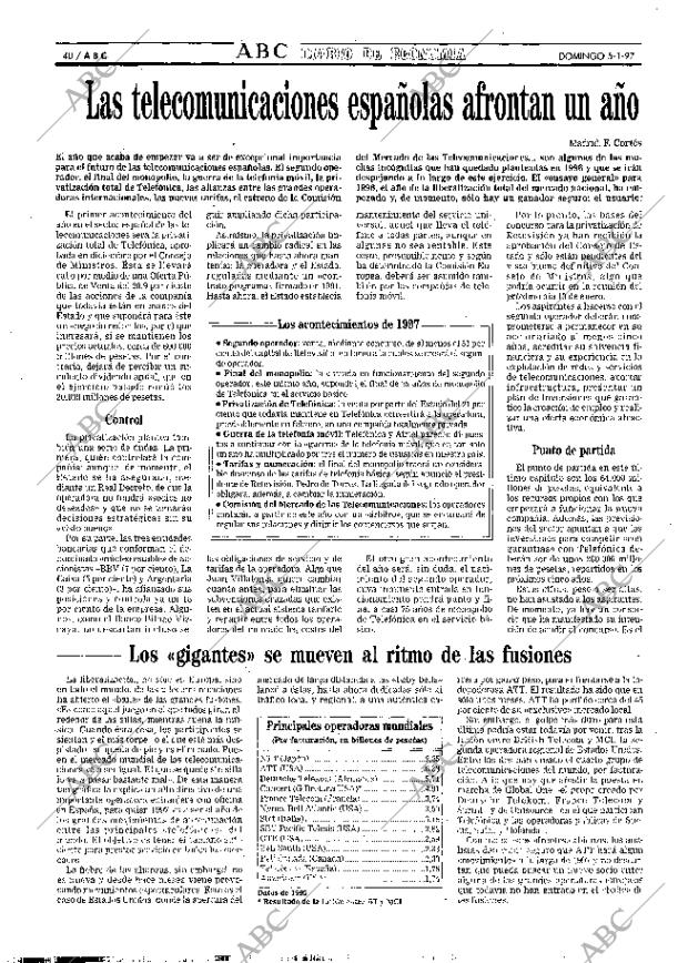 ABC MADRID 05-01-1997 página 40
