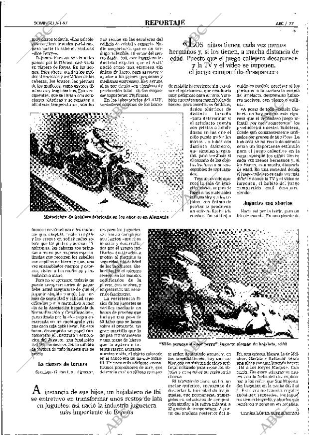ABC MADRID 05-01-1997 página 77