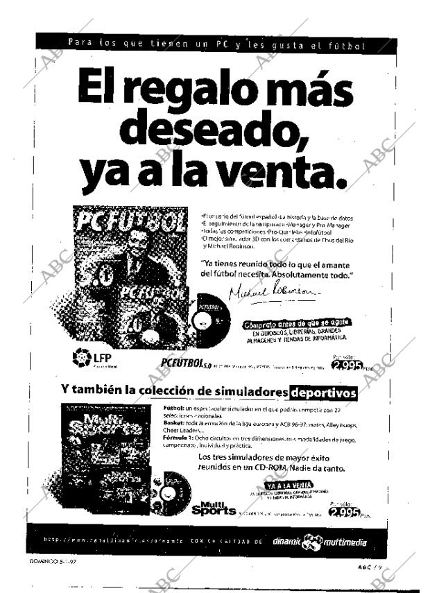 ABC MADRID 05-01-1997 página 9