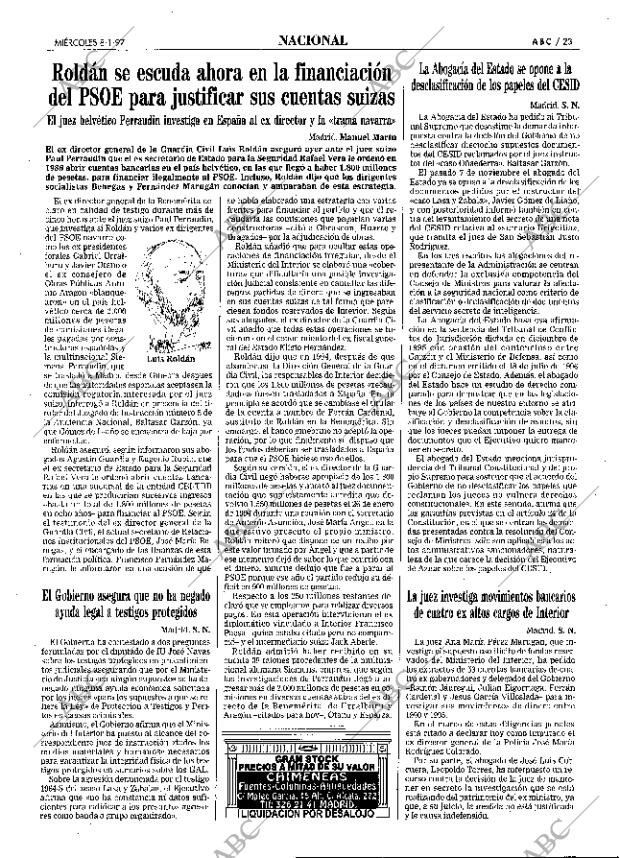 ABC MADRID 08-01-1997 página 23