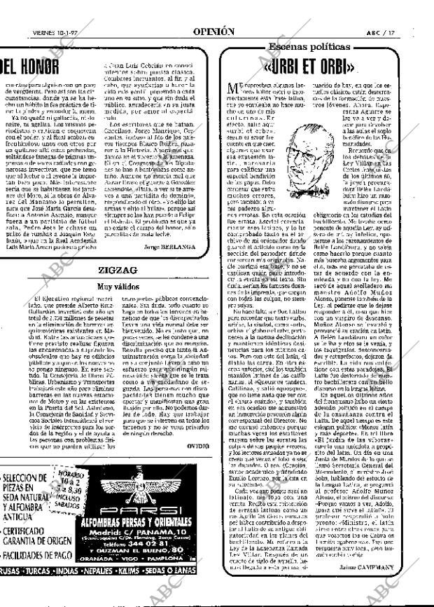 ABC MADRID 10-01-1997 página 17