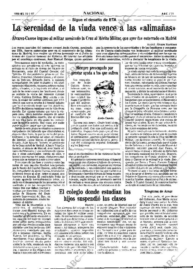 ABC MADRID 10-01-1997 página 21