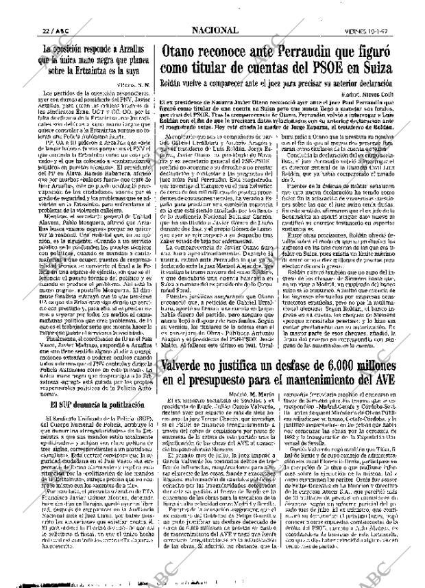 ABC MADRID 10-01-1997 página 22