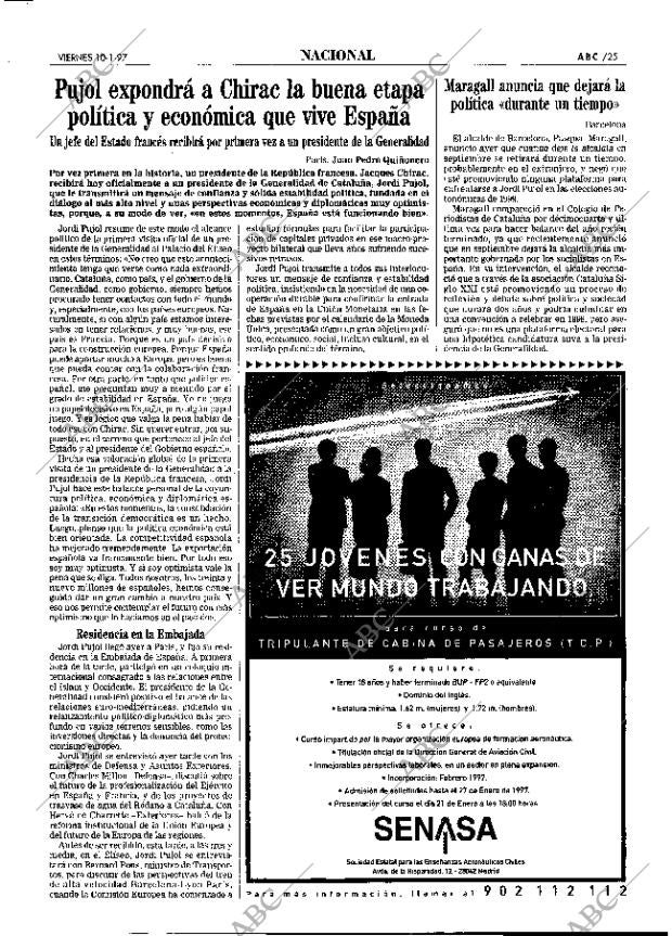 ABC MADRID 10-01-1997 página 25
