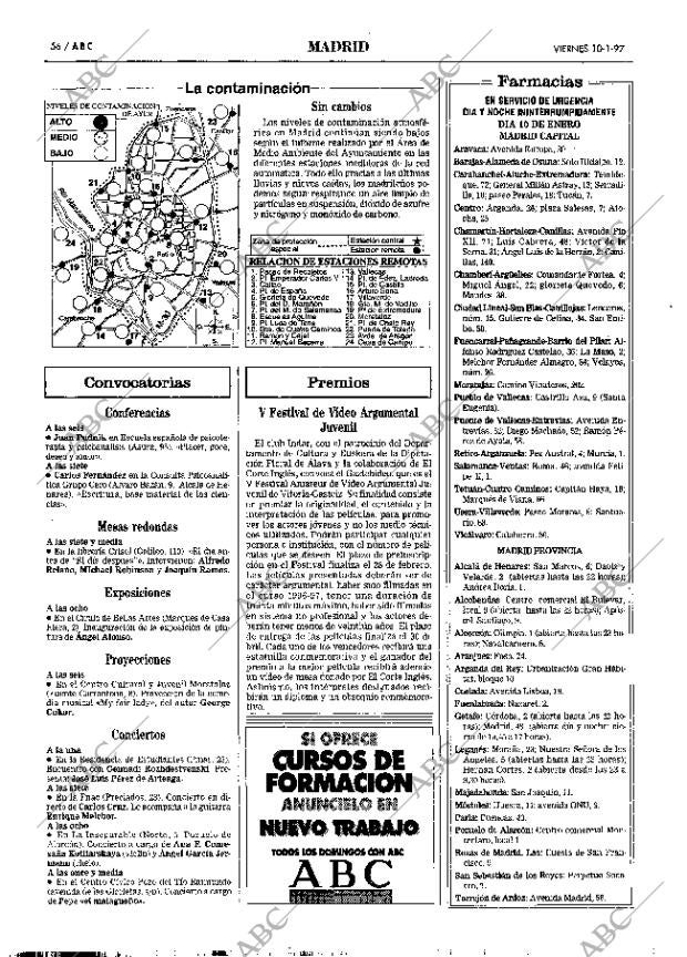 ABC MADRID 10-01-1997 página 56