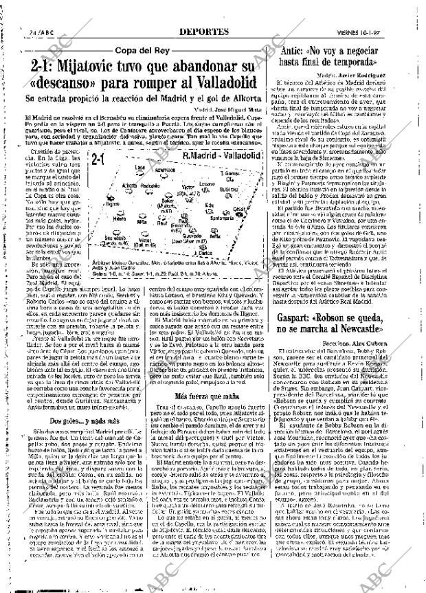 ABC MADRID 10-01-1997 página 74