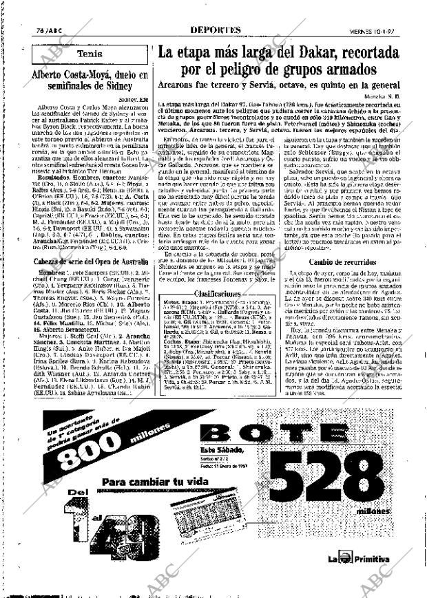 ABC MADRID 10-01-1997 página 76