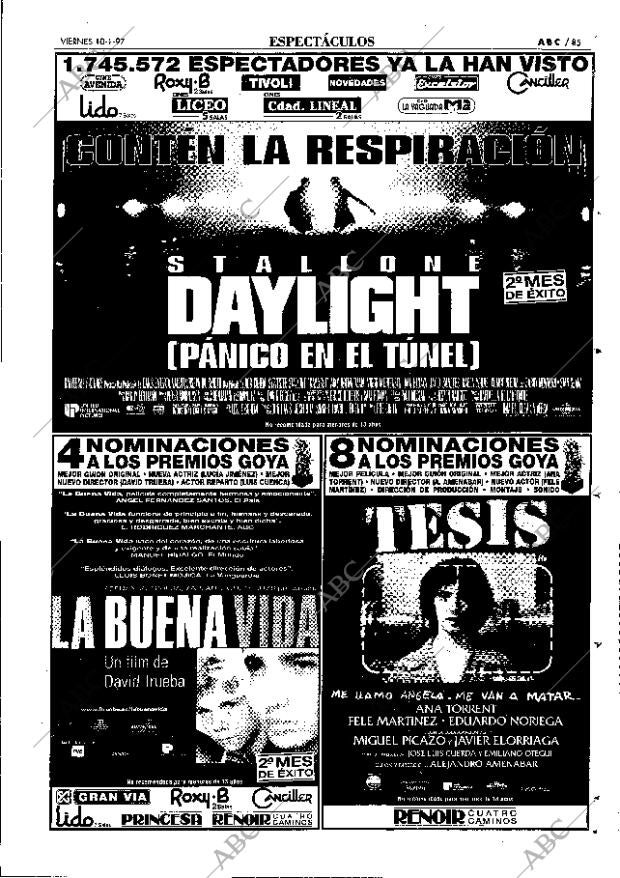 ABC MADRID 10-01-1997 página 85