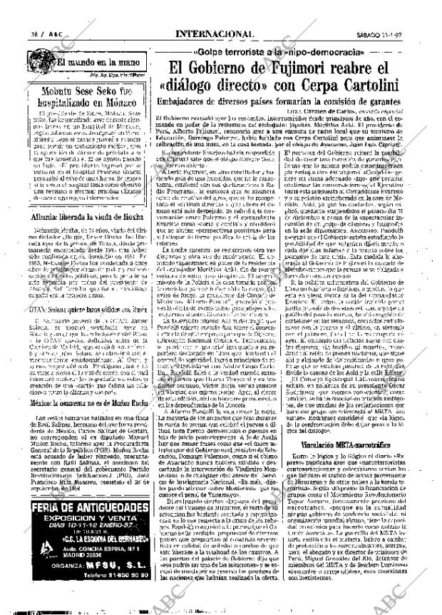 ABC MADRID 11-01-1997 página 38