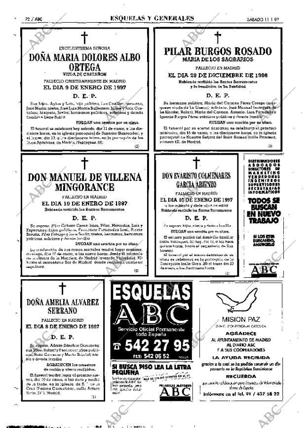 ABC MADRID 11-01-1997 página 92