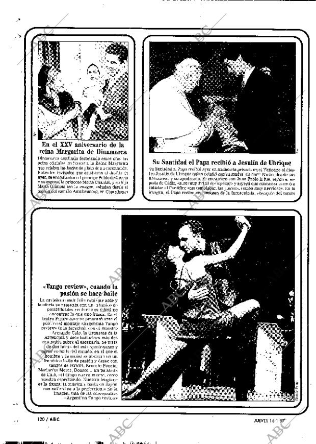 ABC MADRID 16-01-1997 página 120