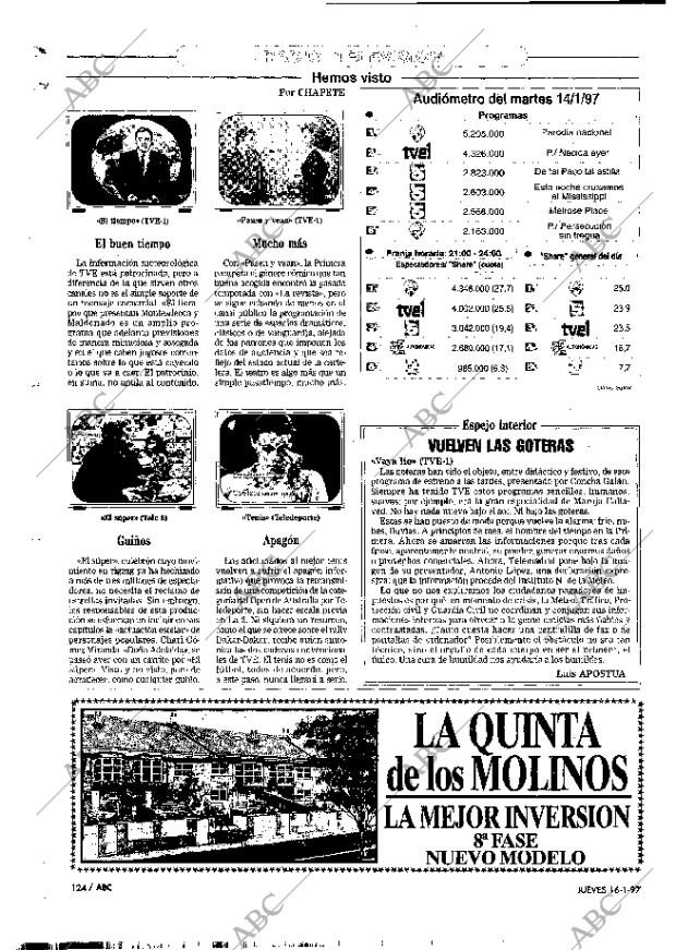 ABC MADRID 16-01-1997 página 124