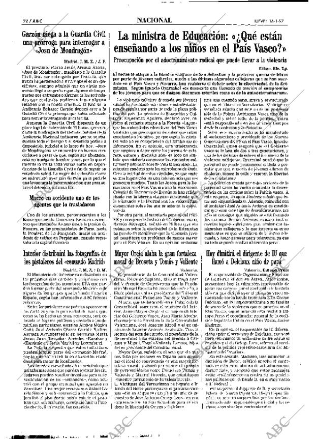ABC MADRID 16-01-1997 página 22