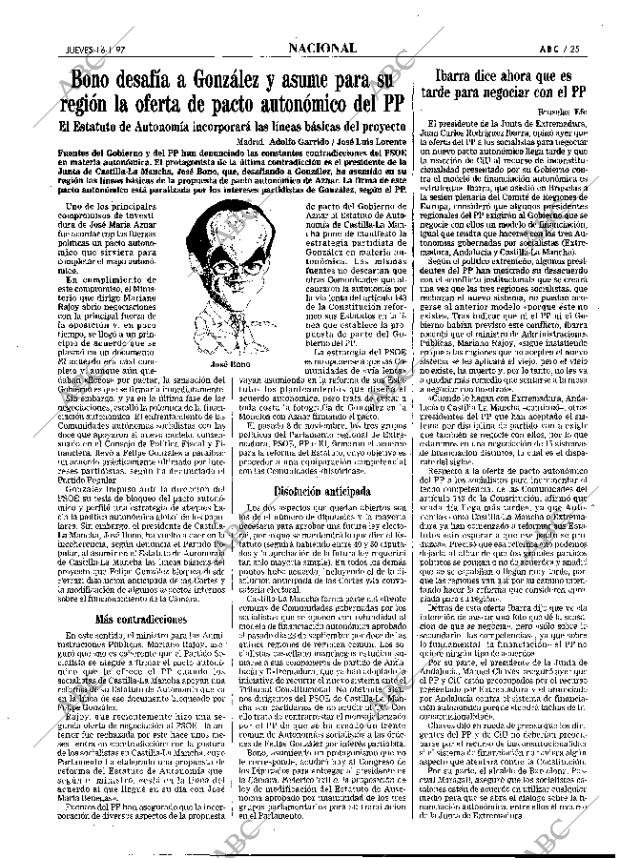 ABC MADRID 16-01-1997 página 25