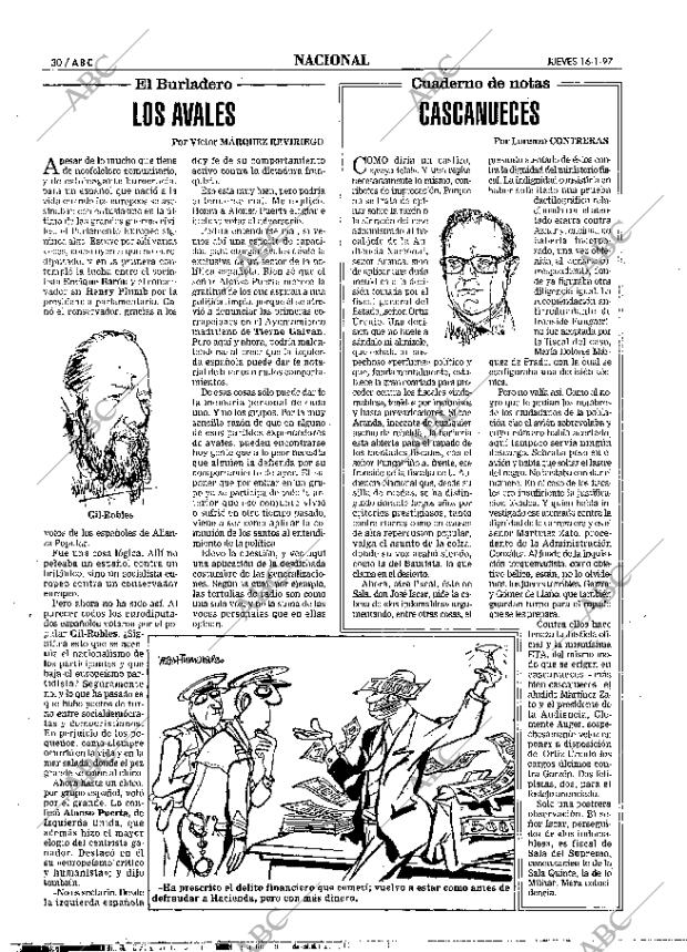 ABC MADRID 16-01-1997 página 30