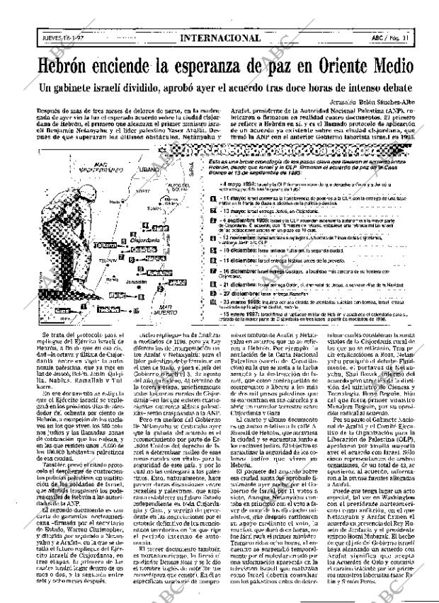 ABC MADRID 16-01-1997 página 31