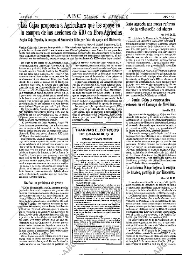 ABC MADRID 16-01-1997 página 43
