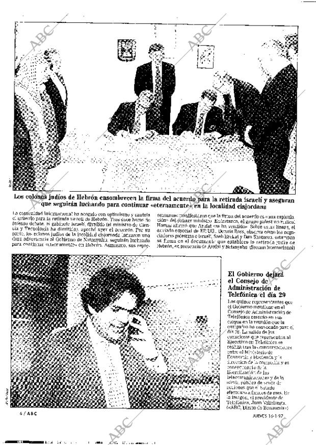 ABC MADRID 16-01-1997 página 6