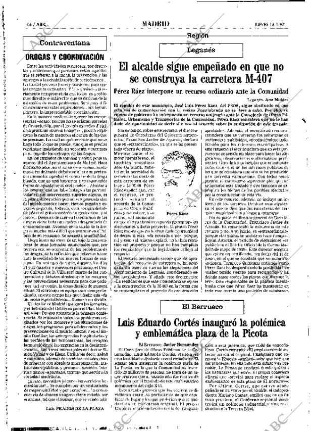 ABC MADRID 16-01-1997 página 66