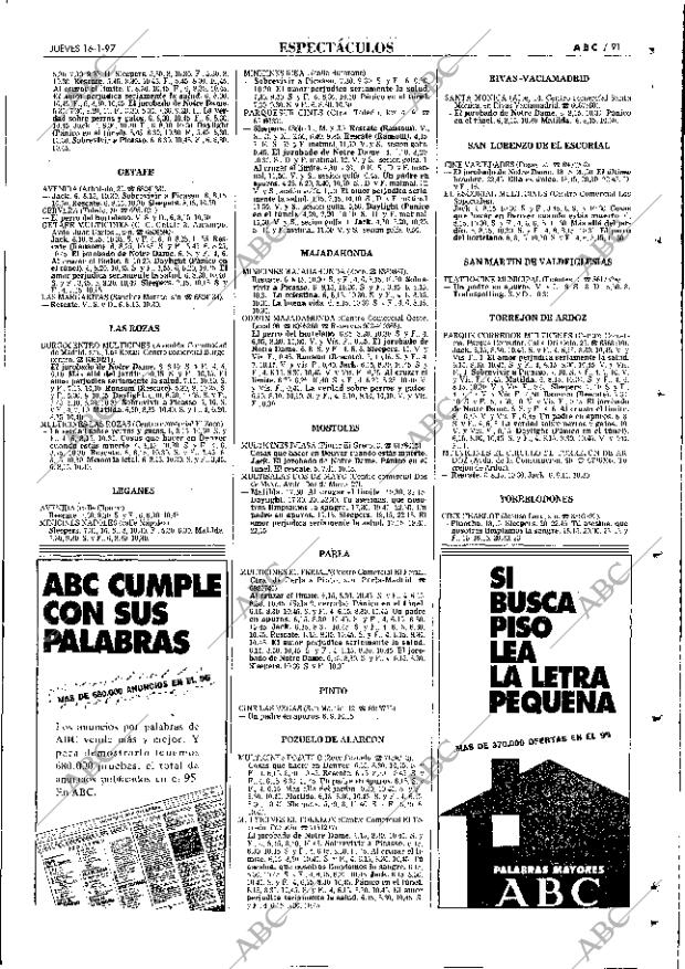 ABC MADRID 16-01-1997 página 91