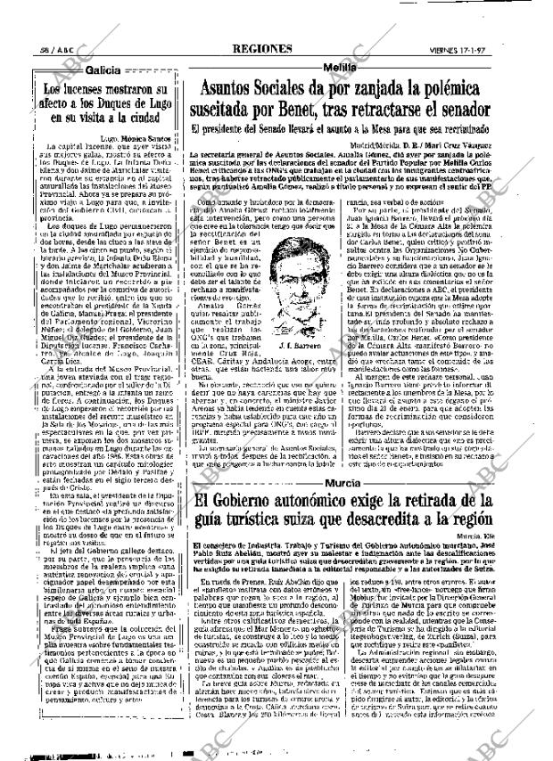 ABC MADRID 17-01-1997 página 58