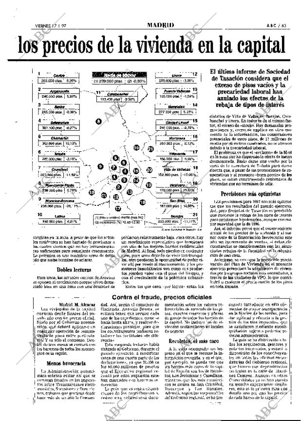 ABC MADRID 17-01-1997 página 63