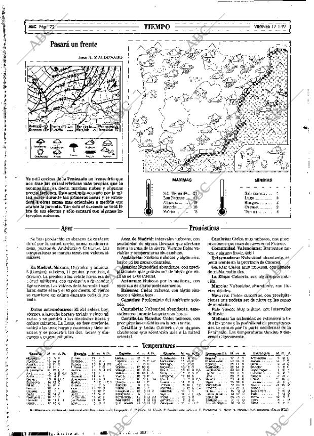 ABC MADRID 17-01-1997 página 72