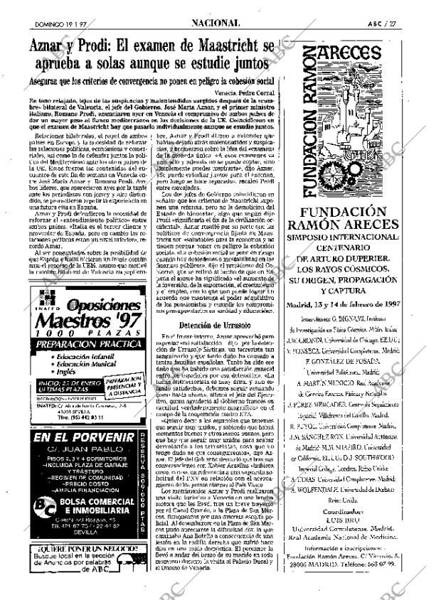 ABC SEVILLA 19-01-1997 página 27