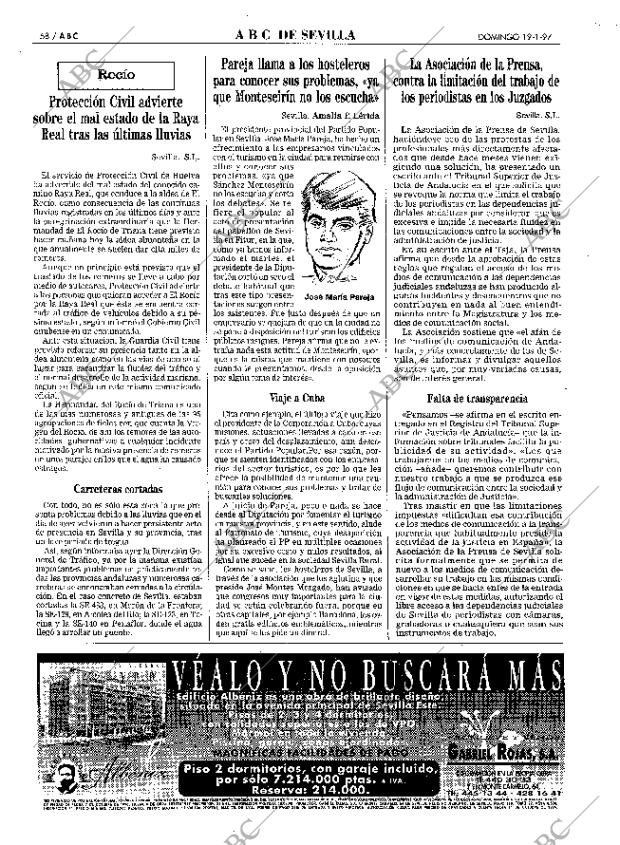 ABC SEVILLA 19-01-1997 página 58