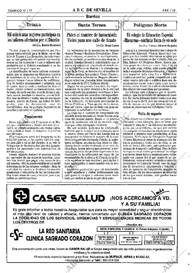 ABC SEVILLA 19-01-1997 página 63