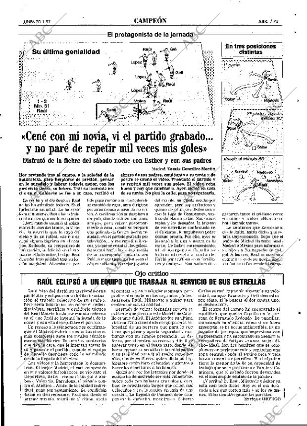 ABC MADRID 20-01-1997 página 75