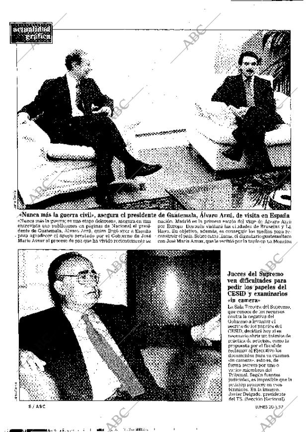 ABC MADRID 20-01-1997 página 8