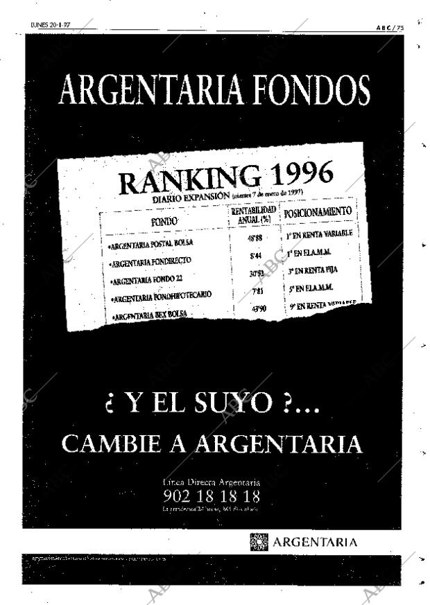 ABC SEVILLA 20-01-1997 página 75