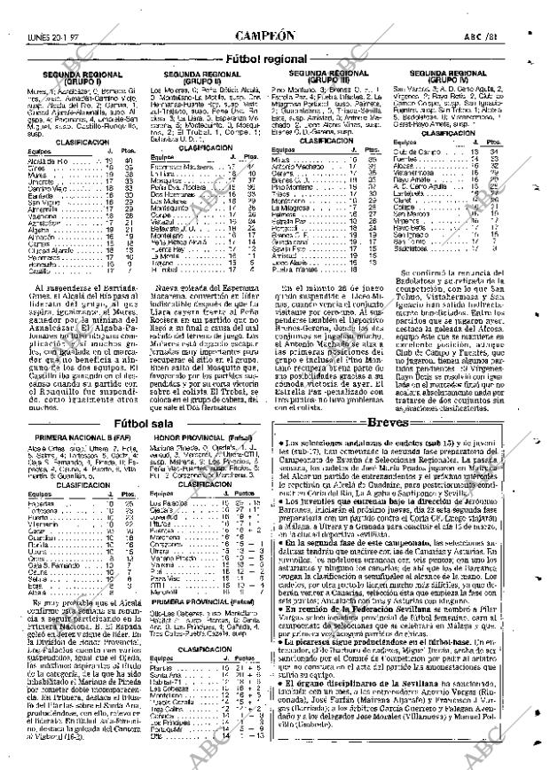 ABC SEVILLA 20-01-1997 página 81