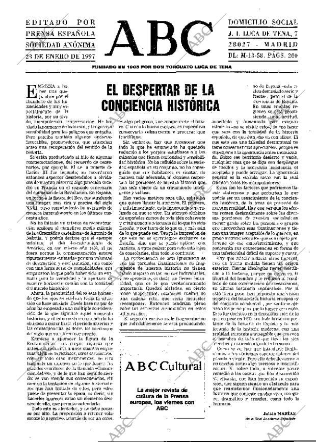 ABC MADRID 23-01-1997 página 3