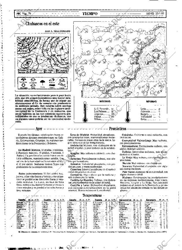 ABC MADRID 23-01-1997 página 76