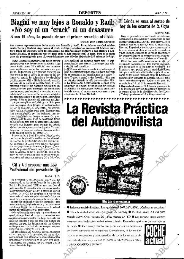 ABC MADRID 23-01-1997 página 79