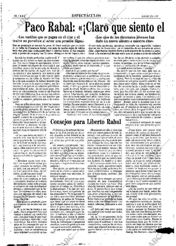 ABC MADRID 23-01-1997 página 88